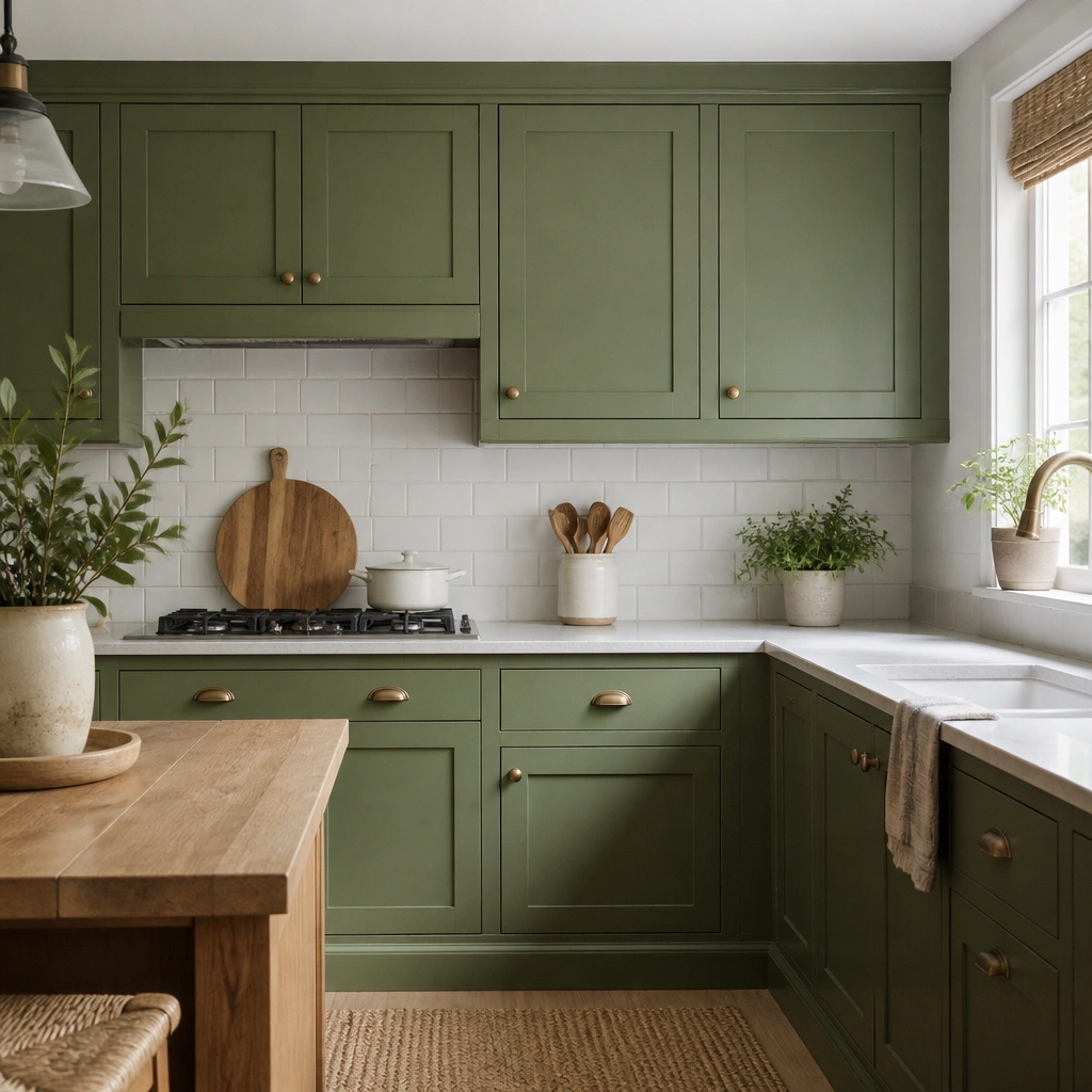 Affordable Budget Green Kitchen Cabinets Ideas