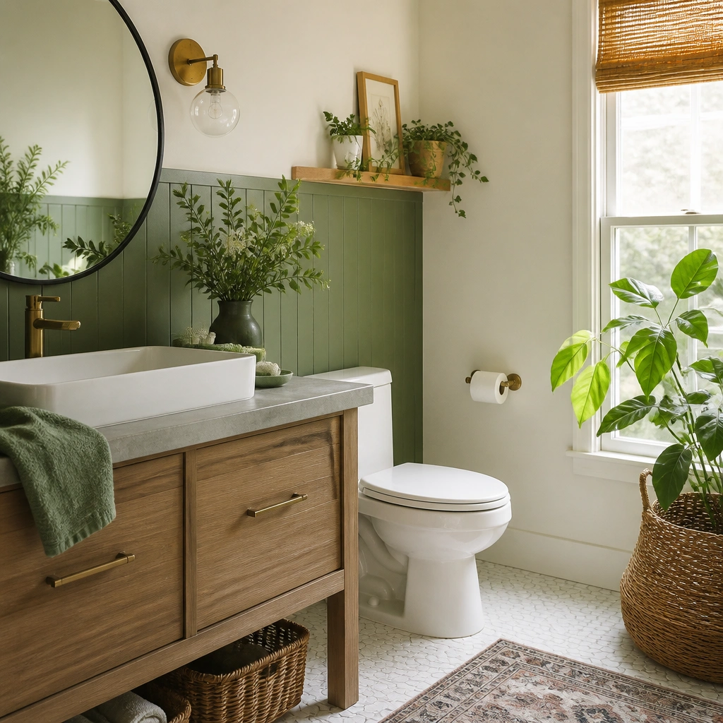 Affordable Green Bathroom Ideas on a Budget