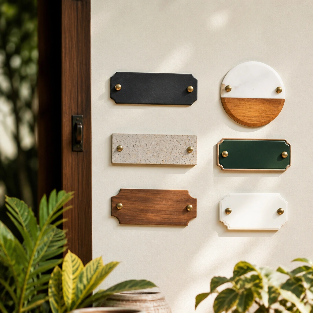 Affordable Name Plates for Home Ideas