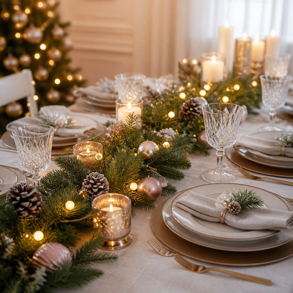 Christmas Table Decorations With Lights (Easy Glow Ideas)
