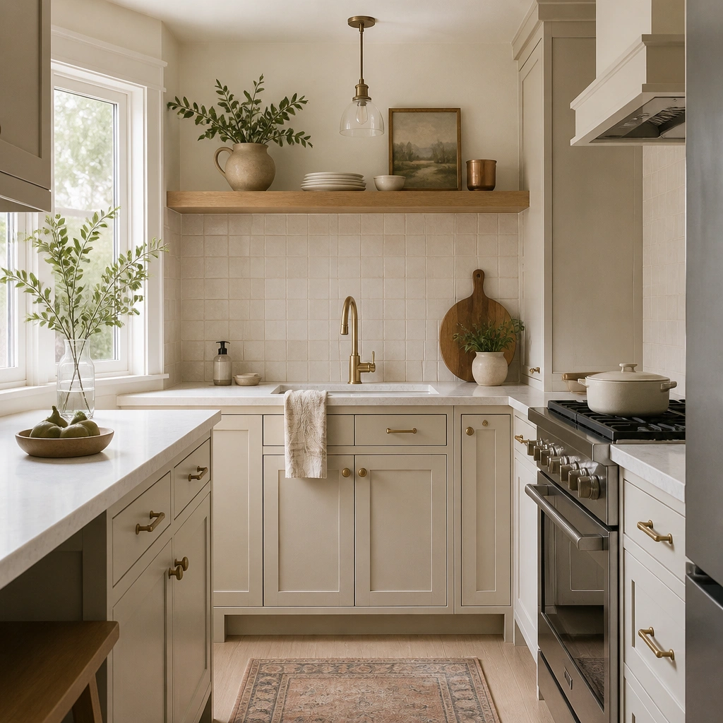 Compact Beige Kitchen Ideas for Small Spaces
