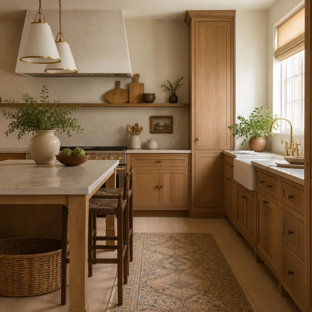 Cozy Beige and Wood Kitchen Ideas