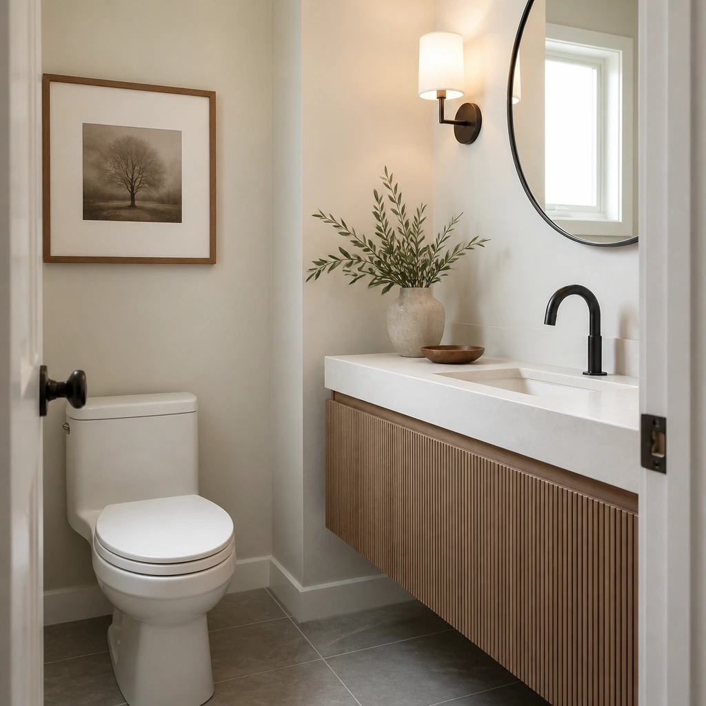 Low-Maintenance Half Bathroom Ideas That Last