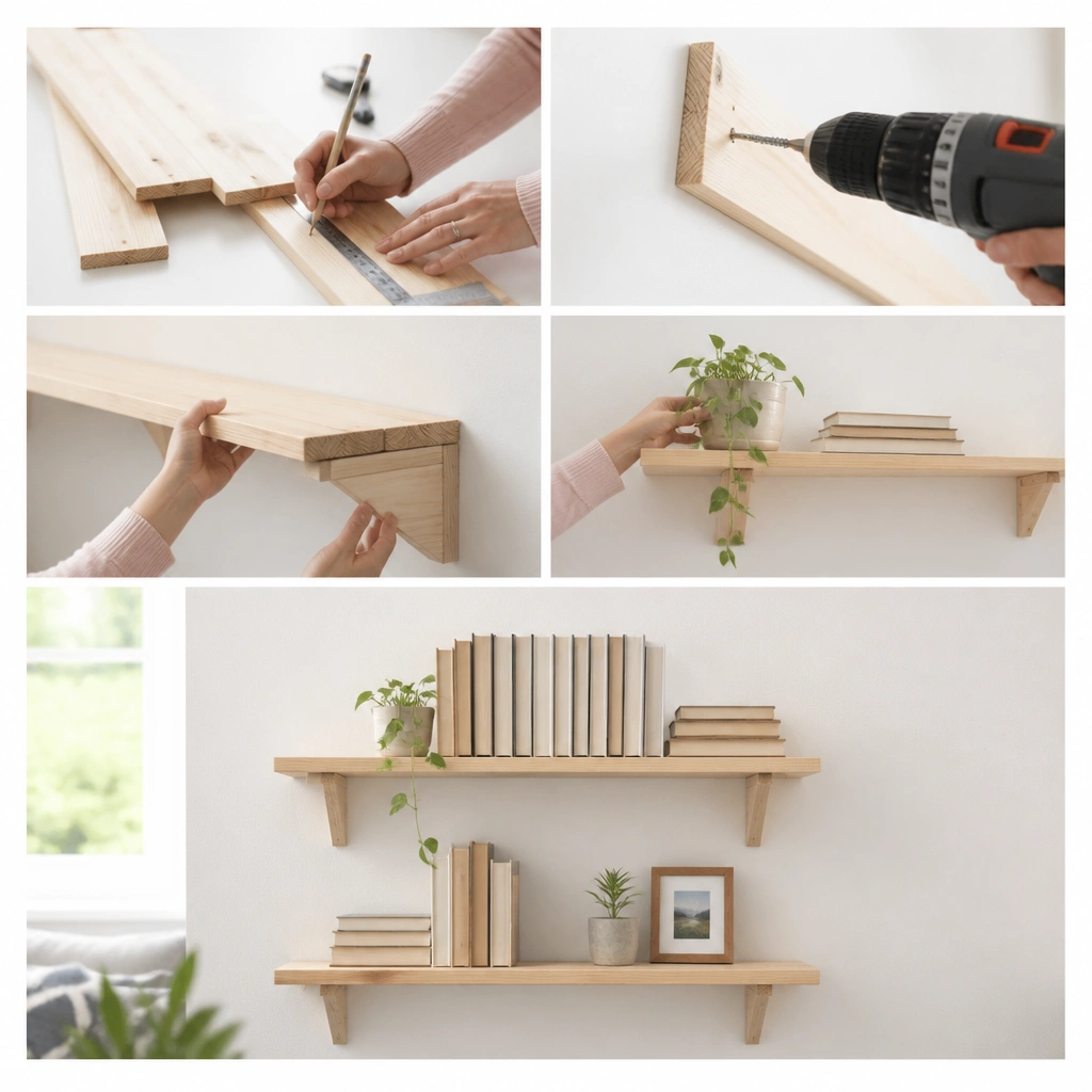 Easy Book Shelf Ideas (Step by Step)