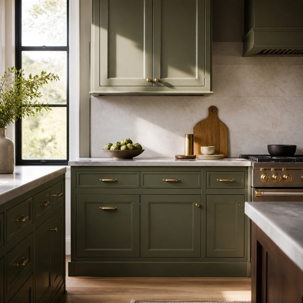 Aesthetic Green Kitchen Cabinets That Look Expensive