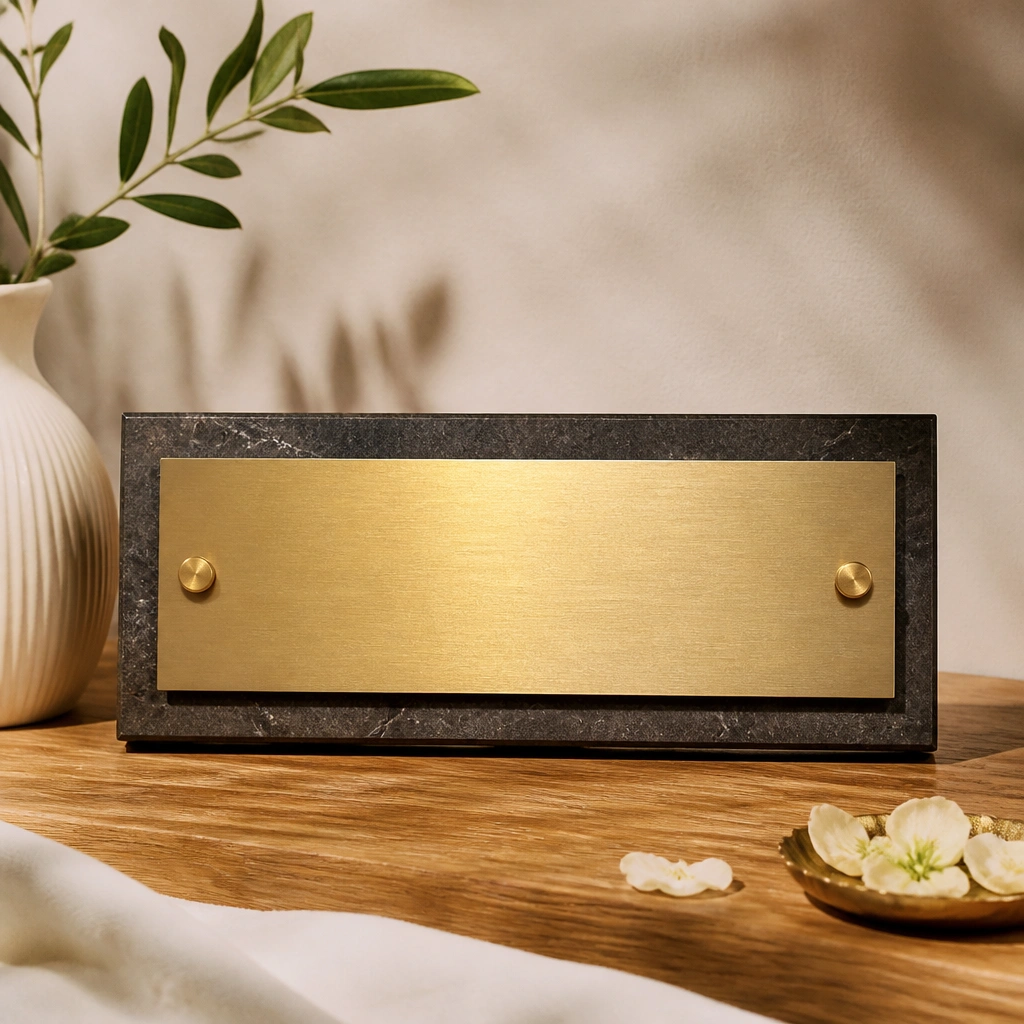 Expensive-Looking Name Plates for Home