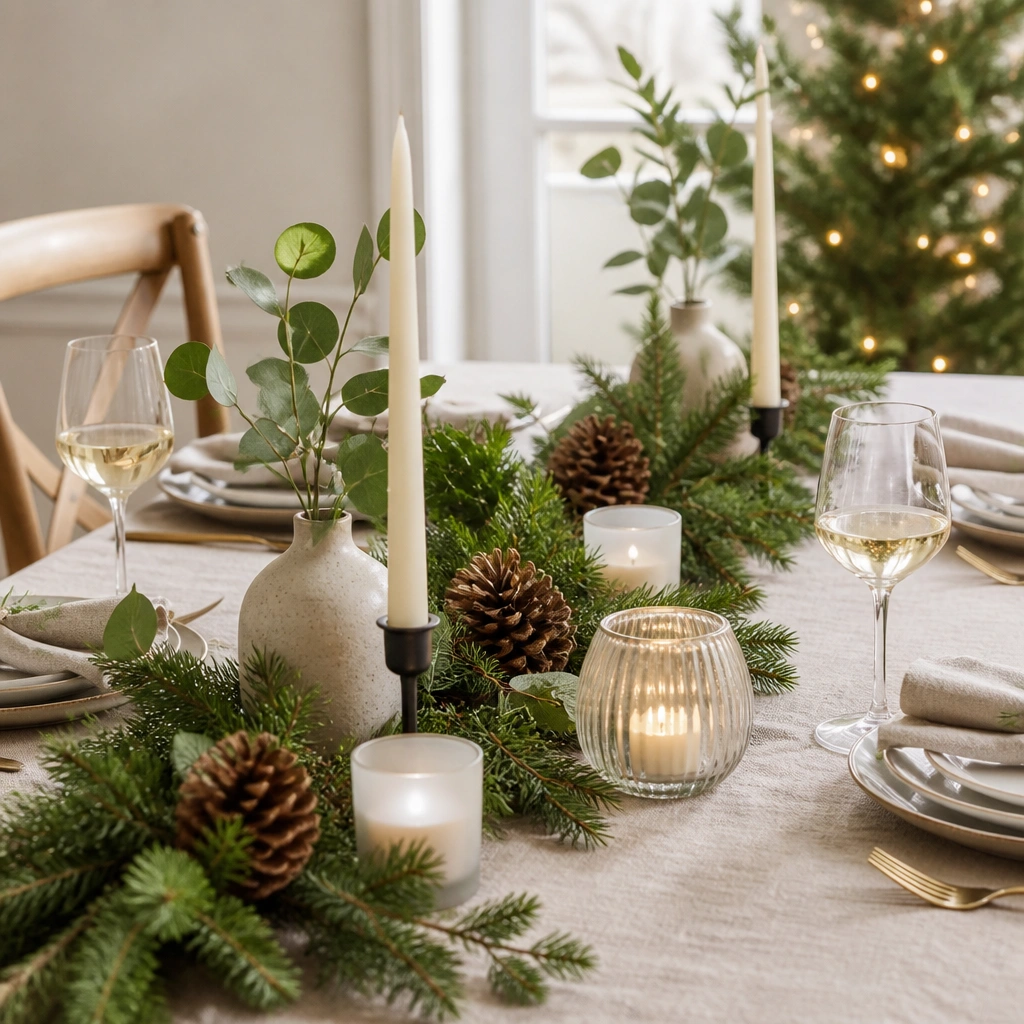 Low-Maintenance Christmas Table Decorations That Are Easy to Care For