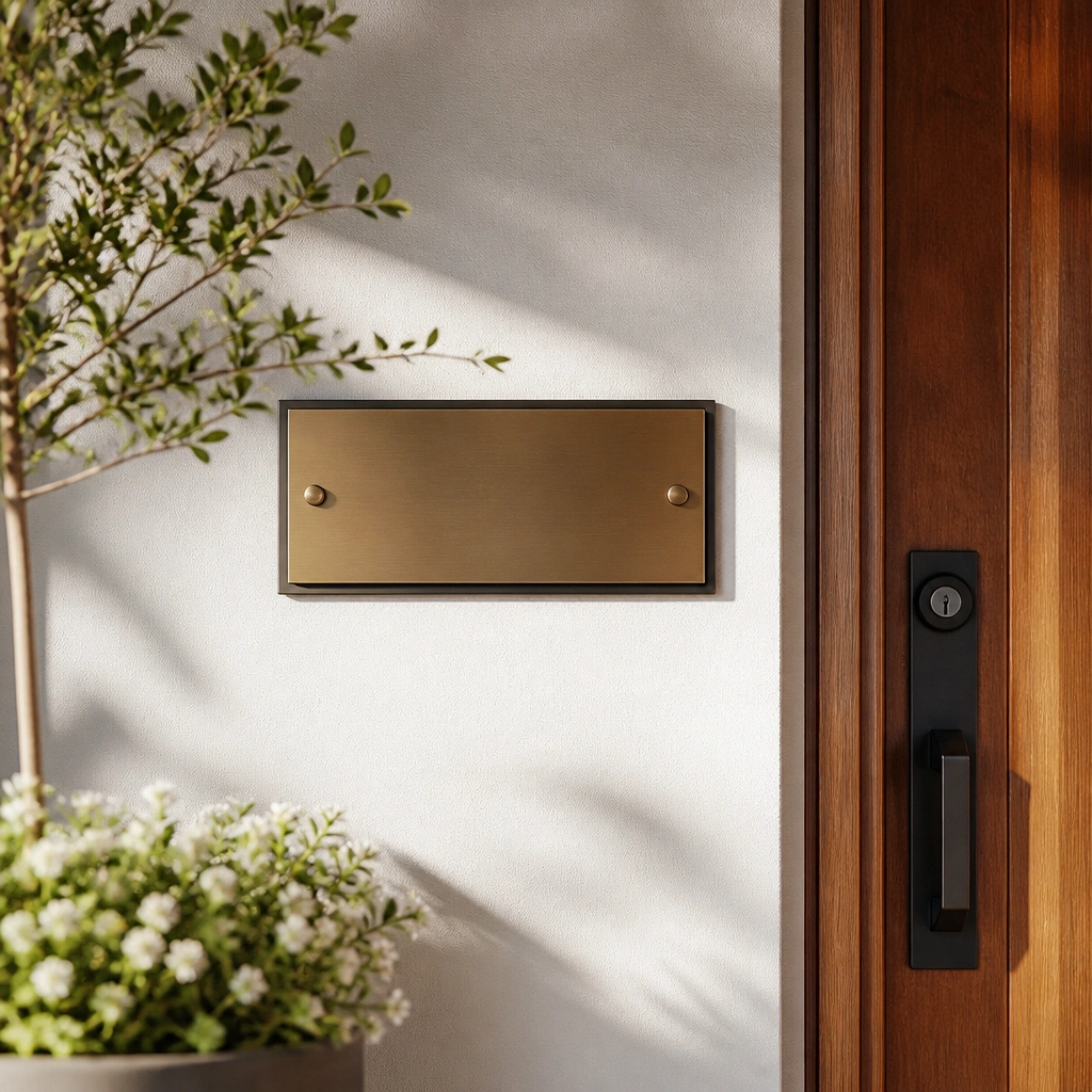 Low-Maintenance Name Plates for Home