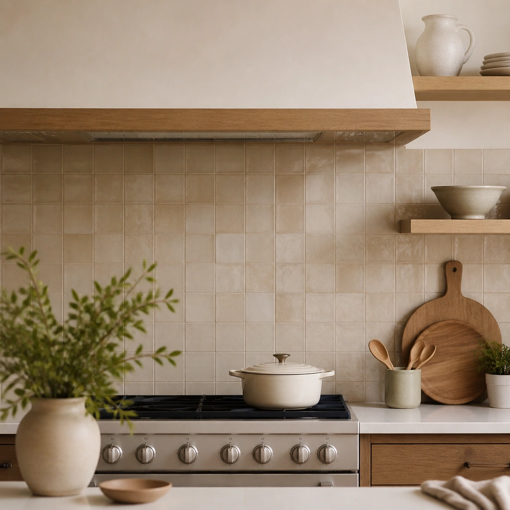 Year-Round Beige Kitchen Backsplash Ideas